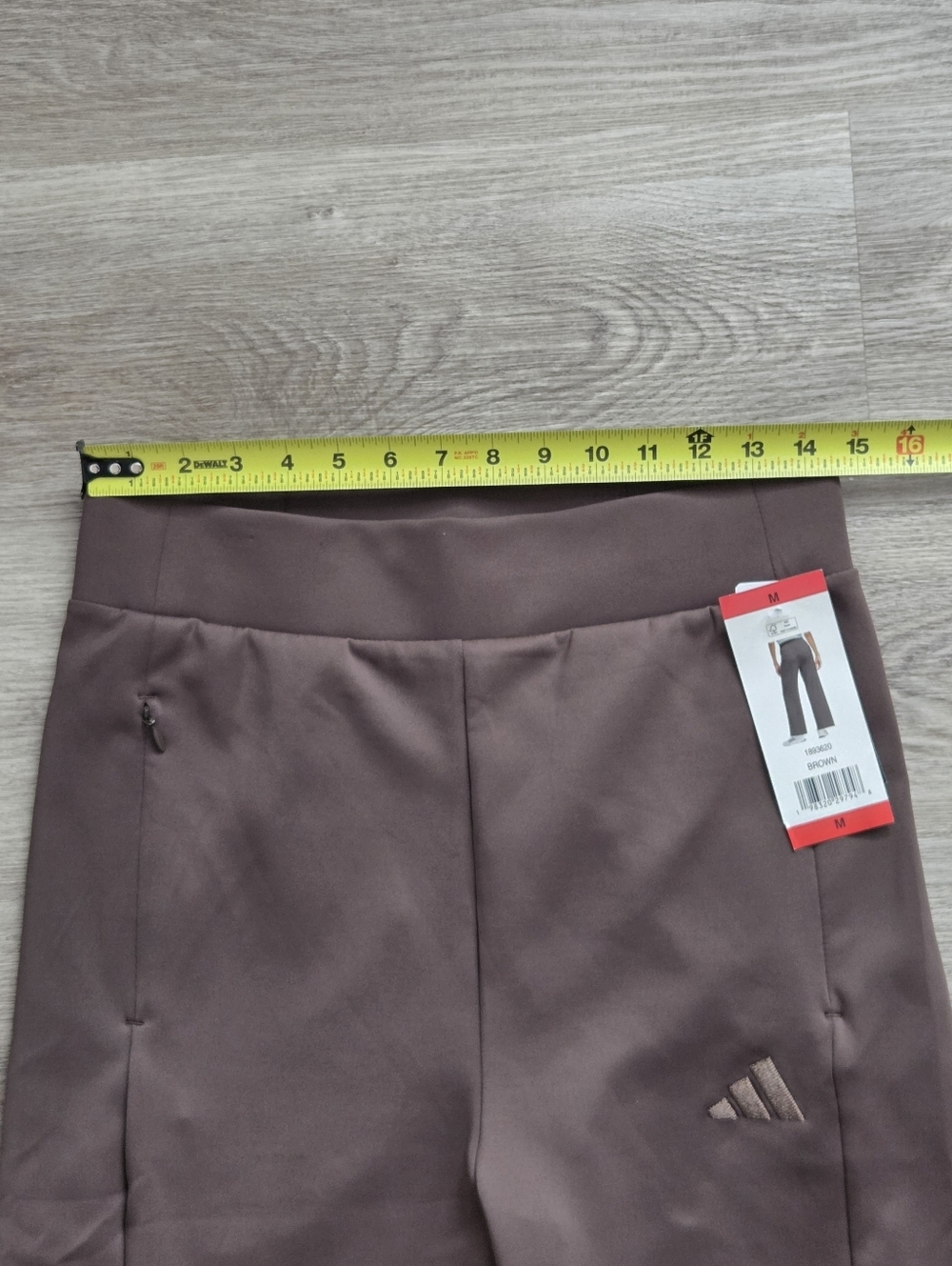 Adidas Women's M Wide Leg Pants Brown. - Picture 6 of 13